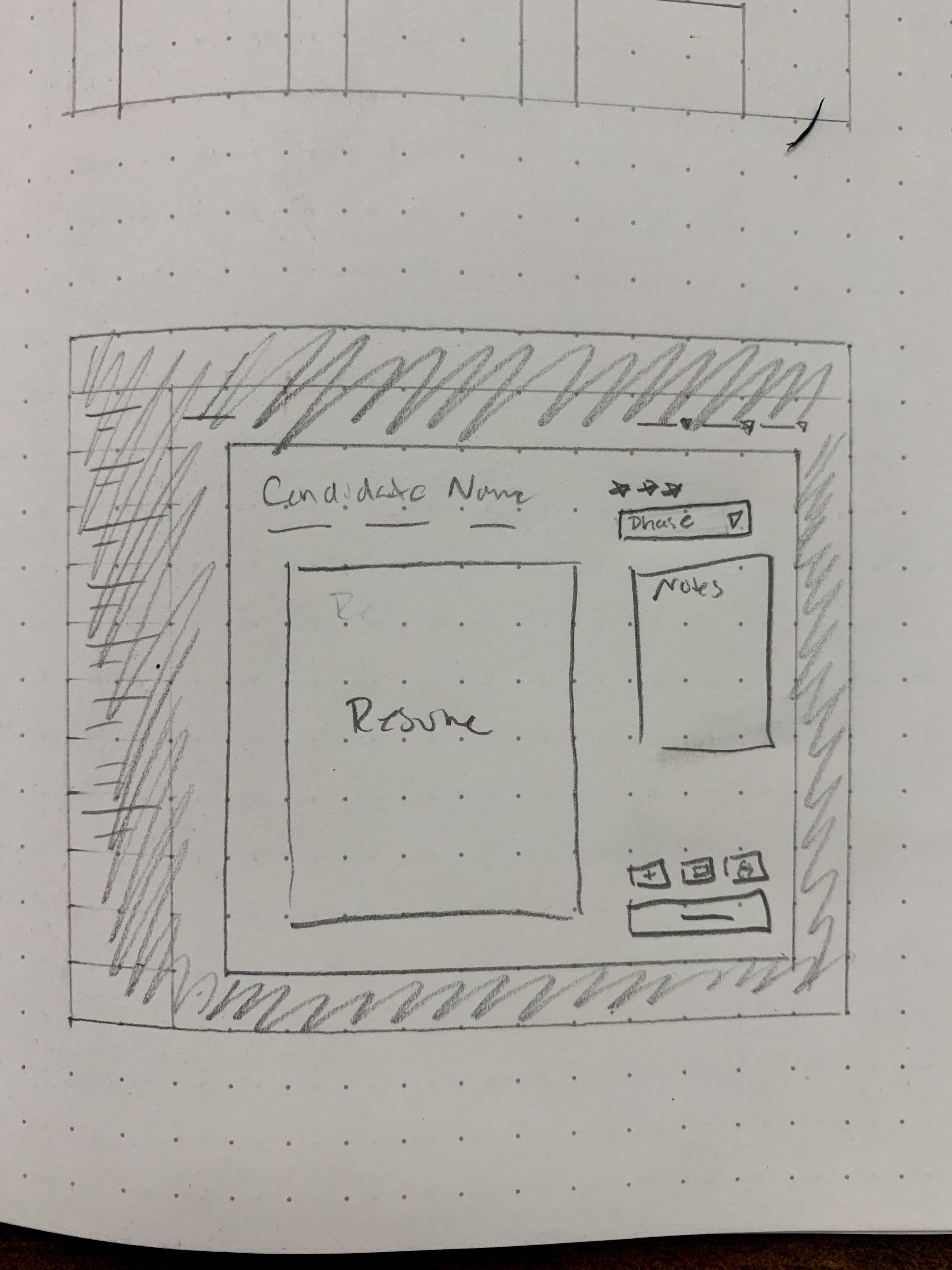 Lightbox exploration sketch